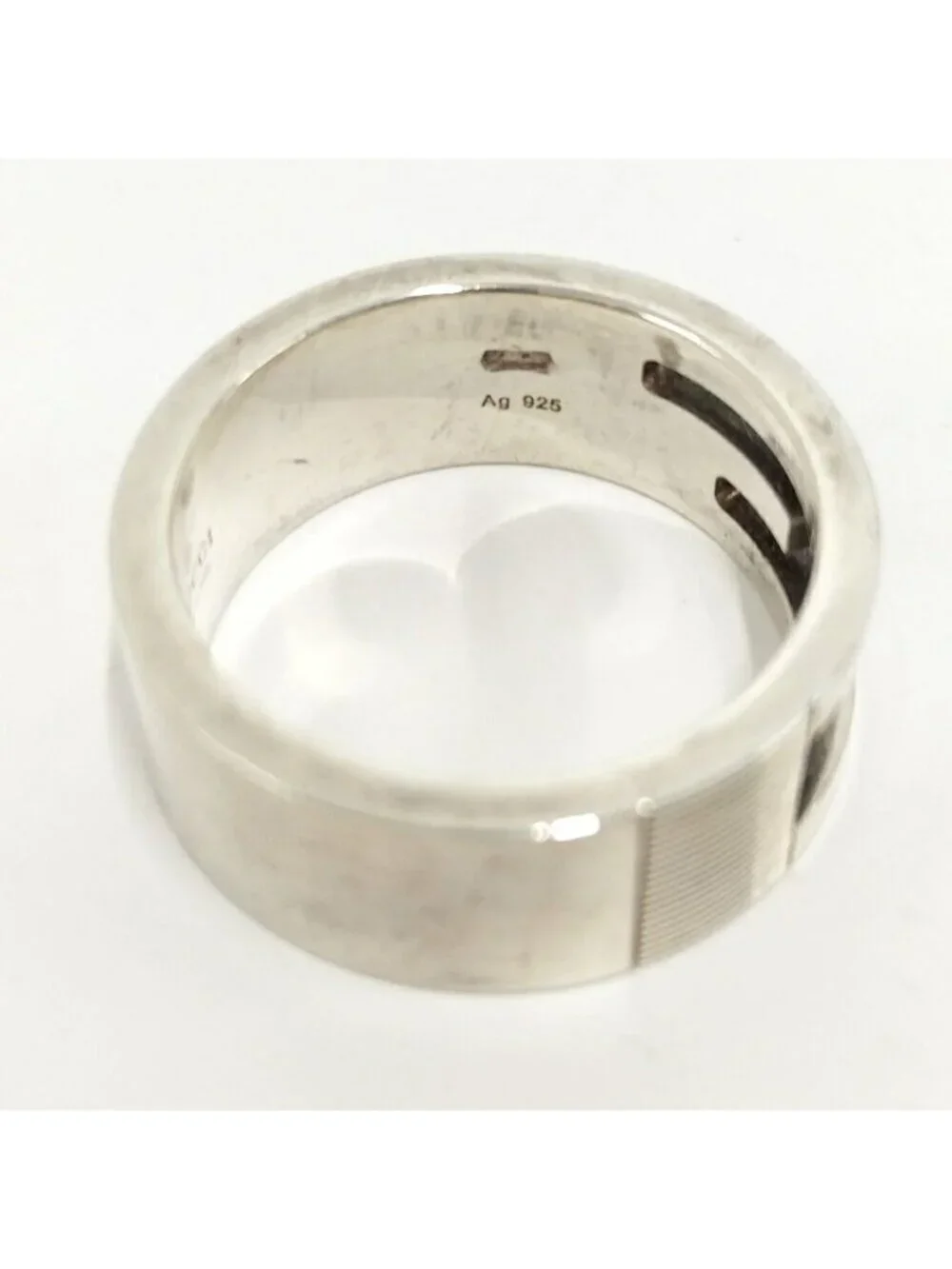 Gucci Ring Brandet Silver